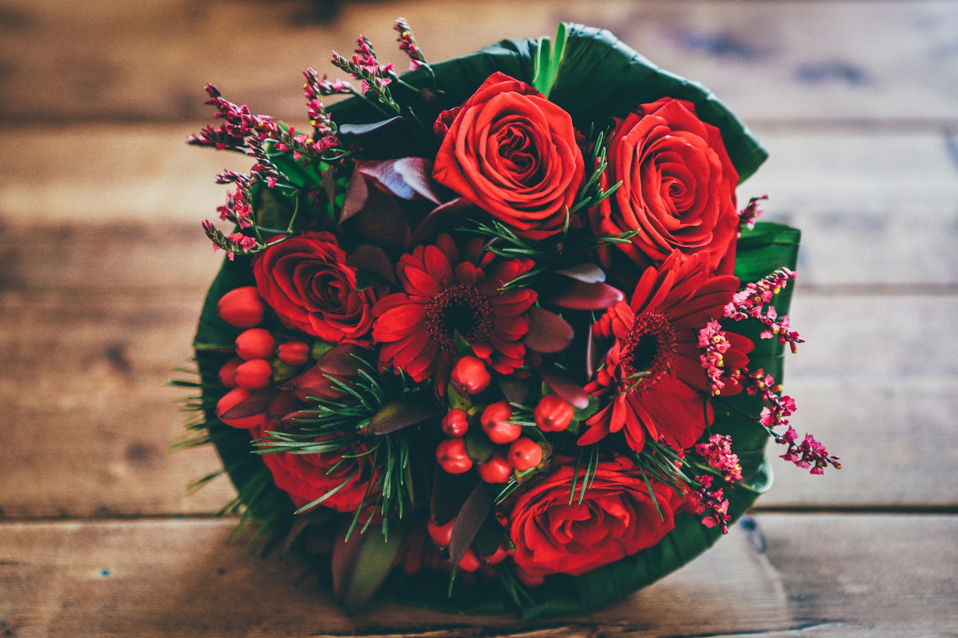Roses prepared for delivery in Johannesburg